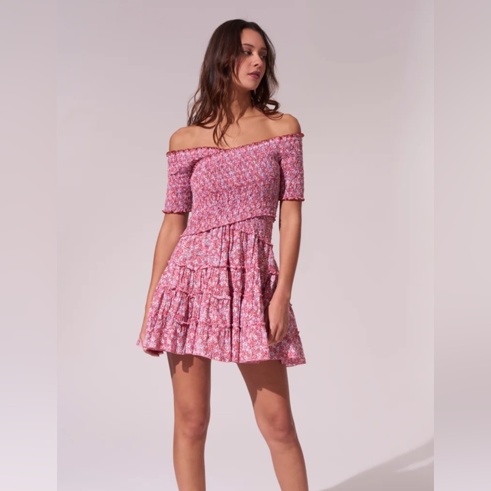 Off the shoulder, beachy dress